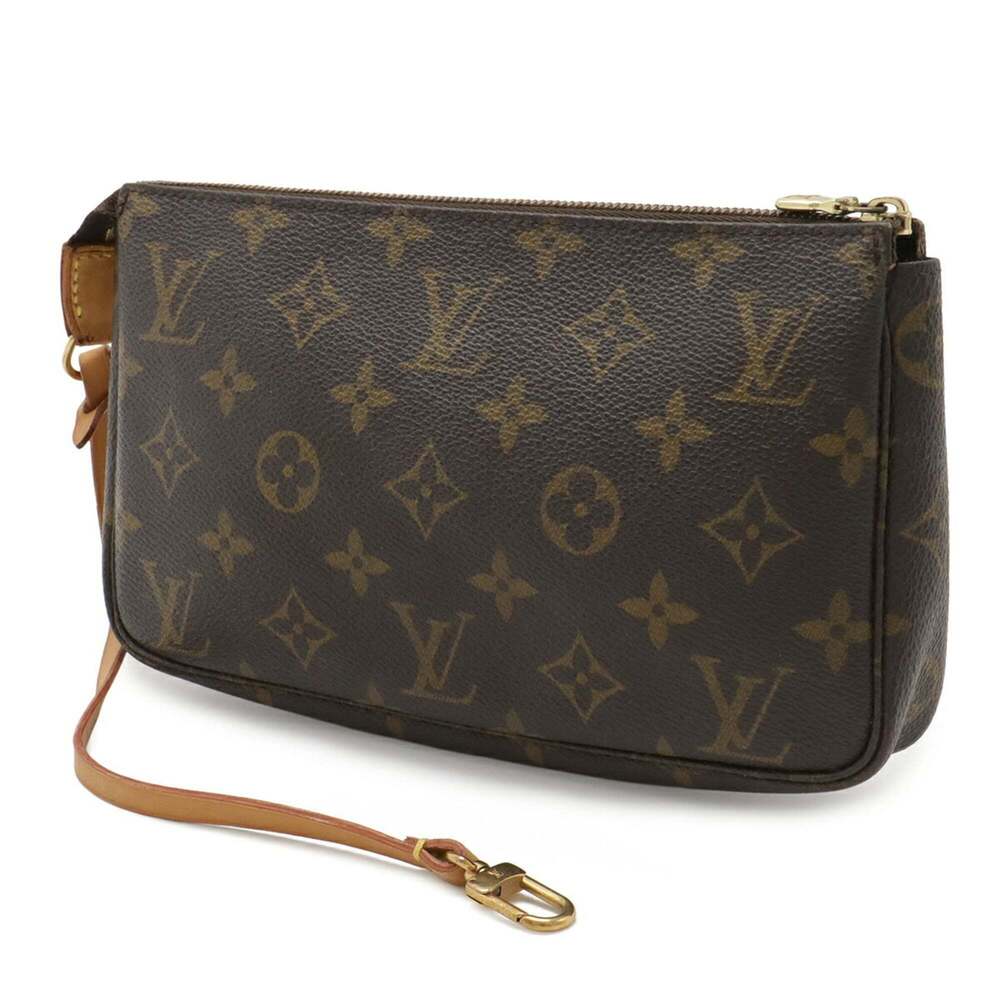LOUIS VUITTON Brown Monogram Pochette Mini Bag - Picture 3 of 10